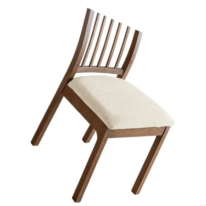 H8WB Flexible Chair Cover Fleece Substance Machine Washable Accommodates Various Chairs Home Deck
