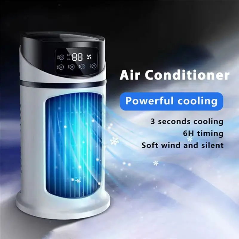 AEE8-1 Piece Air Cooler Home Dormitory Student Desktop Electric Fan Small Wind Office USB Refrigeration Air Conditioning Fan