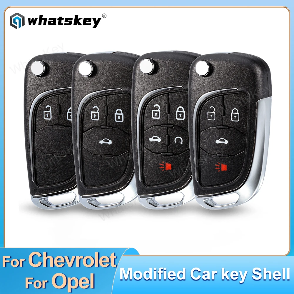 Modified Folding, Remote Car Key Case, For Chevrolet, Aveo, Lova, Malibu, Cruze, For Opel, Insignia, Vectra, Astra, Mokka, Corsa