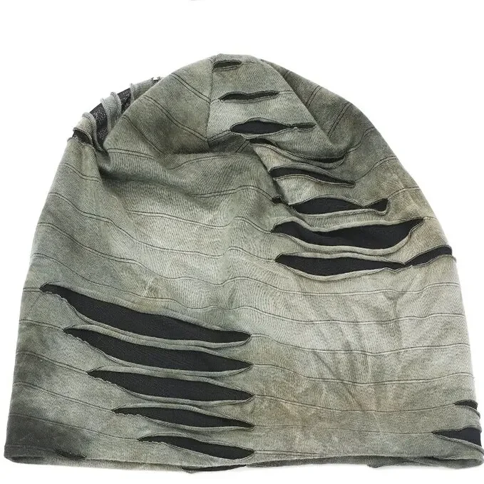 

Winter Ear Flap Beanie Foldable Slouchy Design Solid Color Brimless Hat Unisex Loose Weave for Thermal Comfort