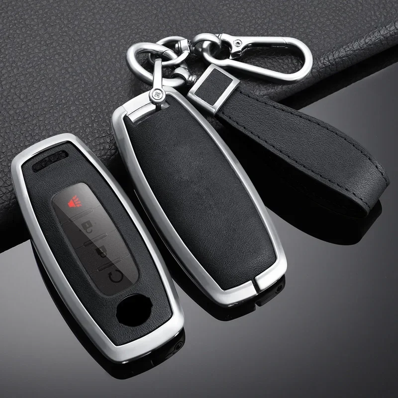 

Car Key Cover Case For Nissan Juke Leaf Micra K12 Note Patrol Qashqai J11 J10 Tiida Versa X-trail Xtrail X Trail T32 Infiniti