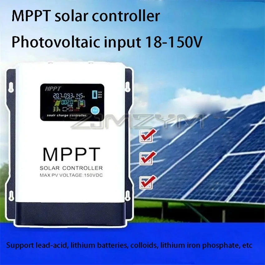 

Контроллер заряда солнечных батарей MPPT 60А 150В, универсальный 12В 24В 48В, 230В, интеллектуальный, для фотоэлектрических систем