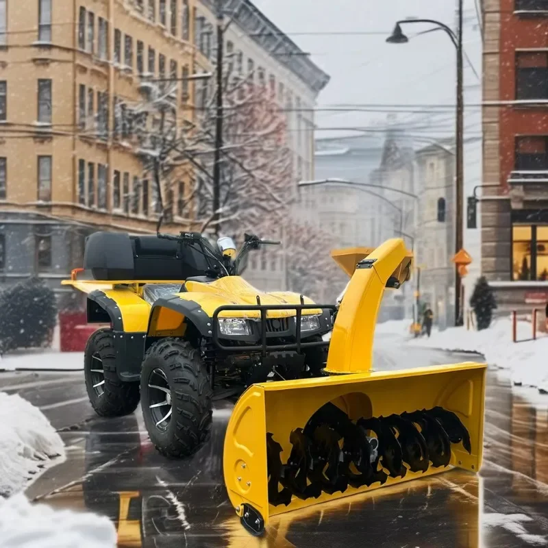 Cheapest Price Diesel Riding Chinese Snow Sweeper Automatic Atv Snow Removal Blower Machine Attachment for Sale