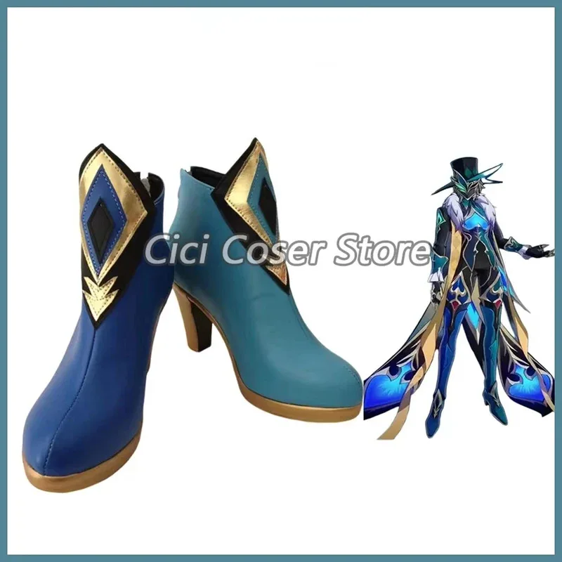 Gioco Honkai Star Rail Scarpe Cosplay Boss Dieci Stonehearts Avventurina of Stratagems Uomini Halloween Party Gioco di ruolo Bootss;3,k8't,