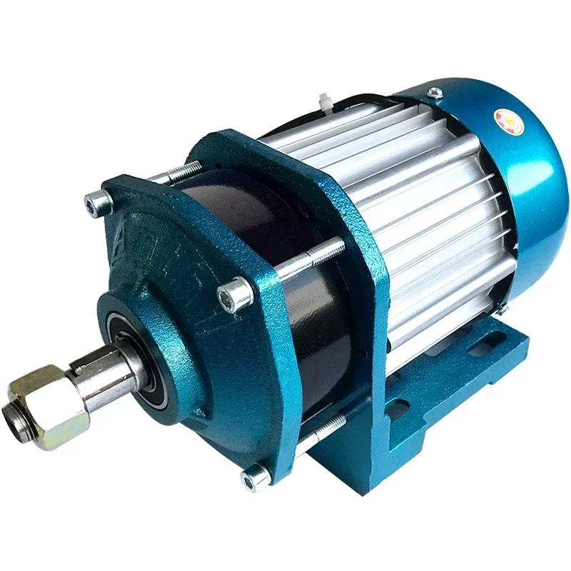 48V 60V 72V 1500W Motor de montaje medio BLDC de alta potencia Motor de CC para triciclo eléctrico