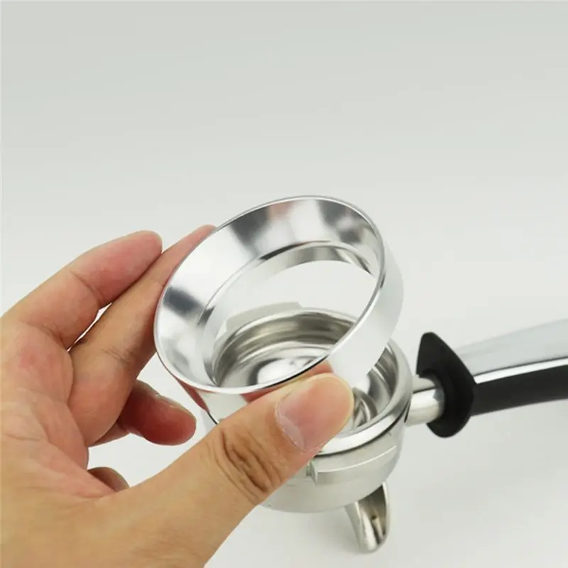 KSOL Magnetic Aluminum Dosing Ring Cup Funnel 51MM Filter Brewing Bowl Coffee Powder Basket Portafilter Accessories