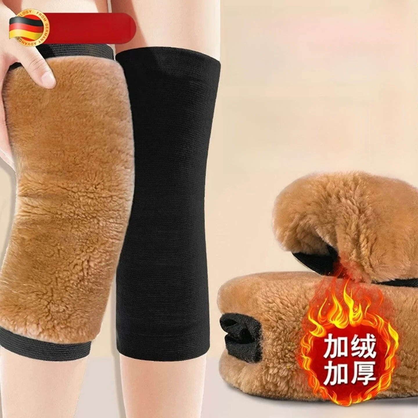 ginocchiere-in-lana-spessa-unisex-per-proteggere-dal-freddo-ideali-per-chi-ha-problemi-alle-gambe-o-soffre-di-artrite-perfette-per-l'inverno-e-per-prevenire-il-freddo-con-fodera-in-pile