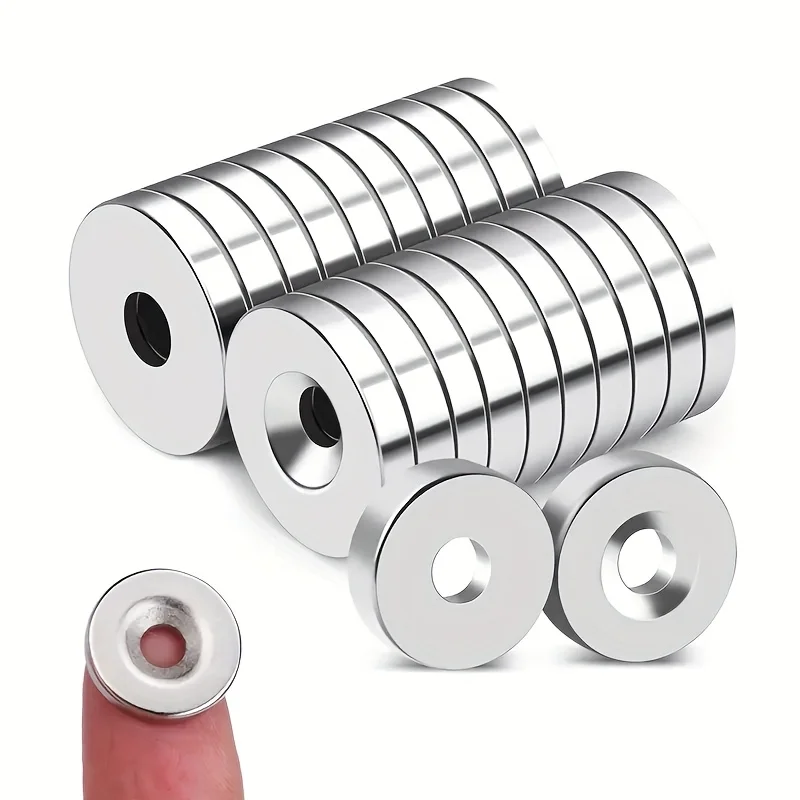 [Round Magnets] 80/100/150pcs Round Magnets with Holes, 15*3, Suitable for Halloween, Christmas and other occasions