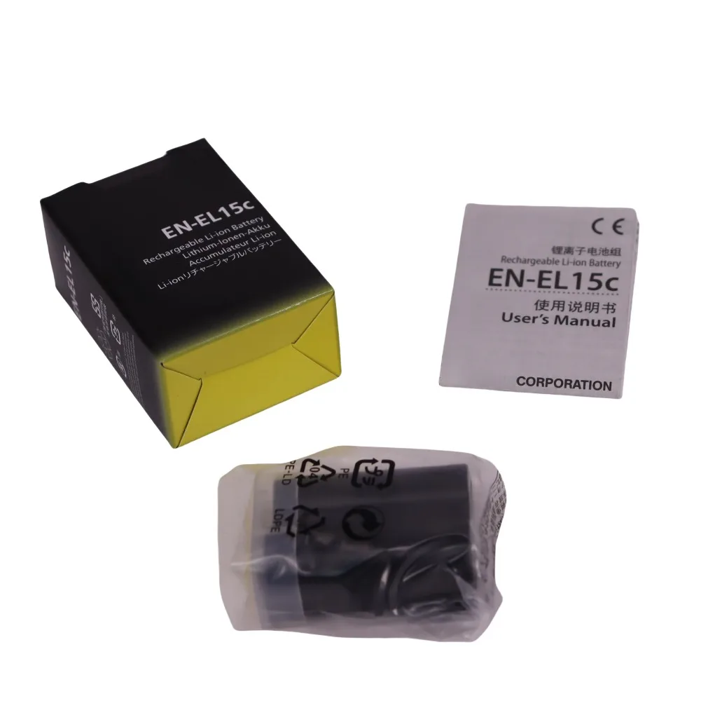 Original 2280mAh EN-EL15C EN EL15C Battery for Nikon Z5, Z6, Z6 II,Z7,Z7II, D600, D610, D600E, D800, D800E, D810 Camera