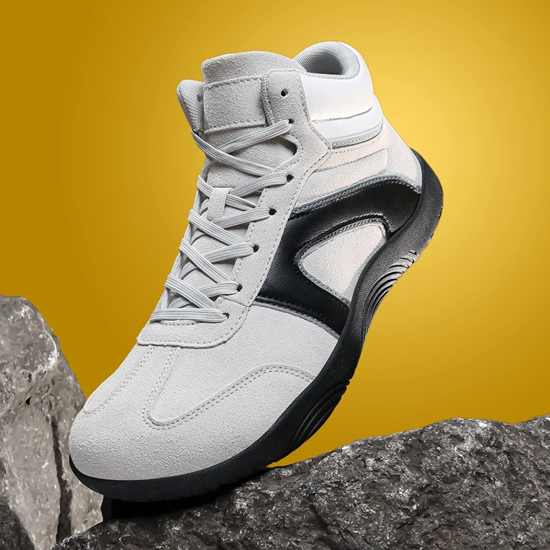 

Big-size Couple High-top Open-toe Wide-top Shoes, Winter Leather Sports Shoes, Men's and Women's Outdoor Hiking Shoes