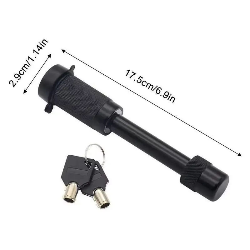 5/8 inch Car Trailer Lock With Keys Steel Trailer Hitch Pin Lock Anti-Theft Waterproof For 2 inch Receiver For RV Truck