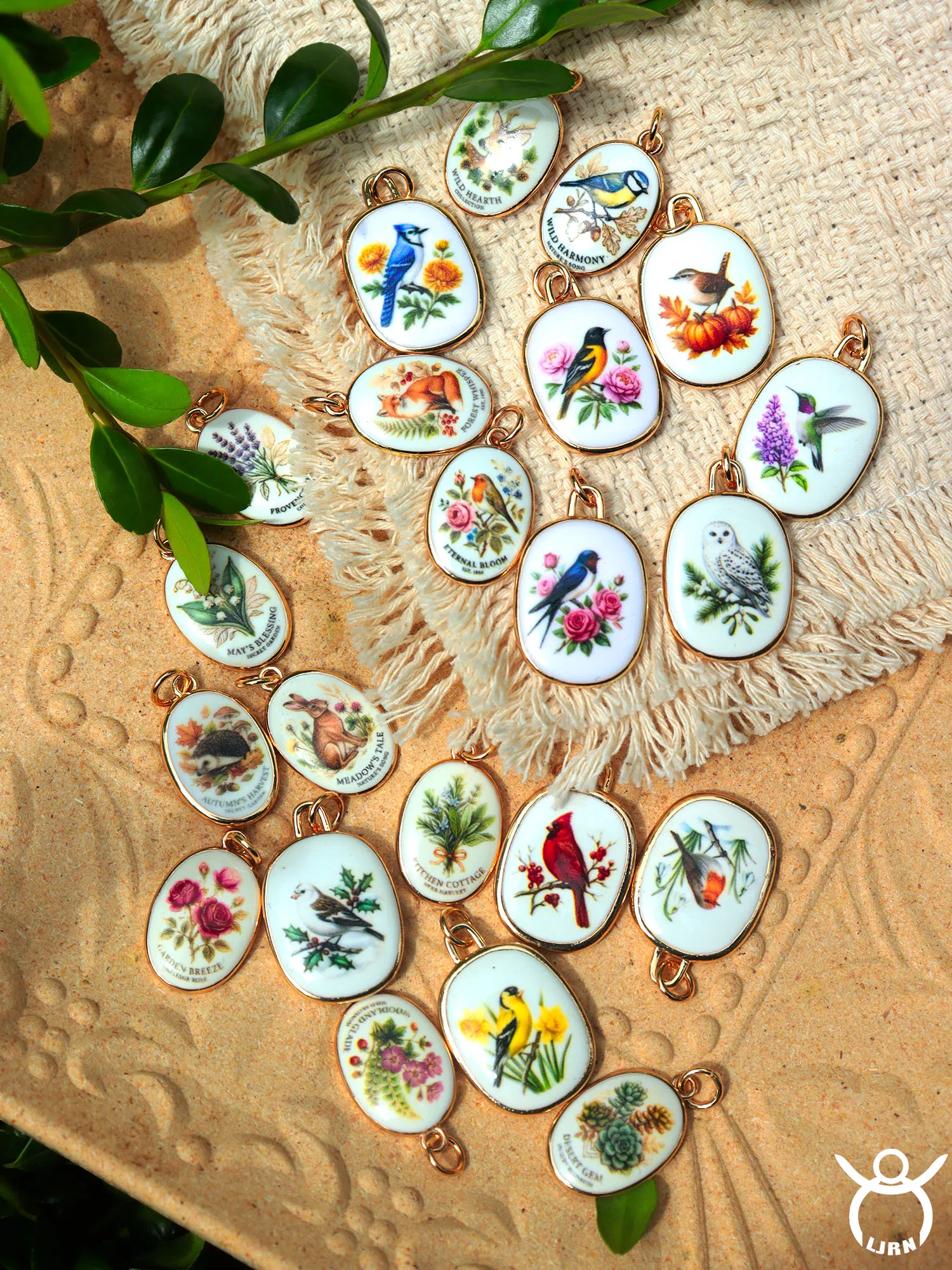 2026 New Ceramic Handmade DIY Accessories Colorful Hand-Drawn Paint INS Necklace Jewelry Making Pendant Accessories