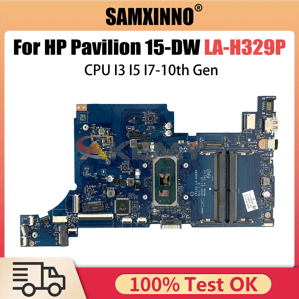 

FPI50 LA-H329P Mainboard For HP 15-DW Laptop Motherboard I3-1005G1 I5-1035G1 I7-1065G7 CPU L86470-601 L86465-601 L87541-601