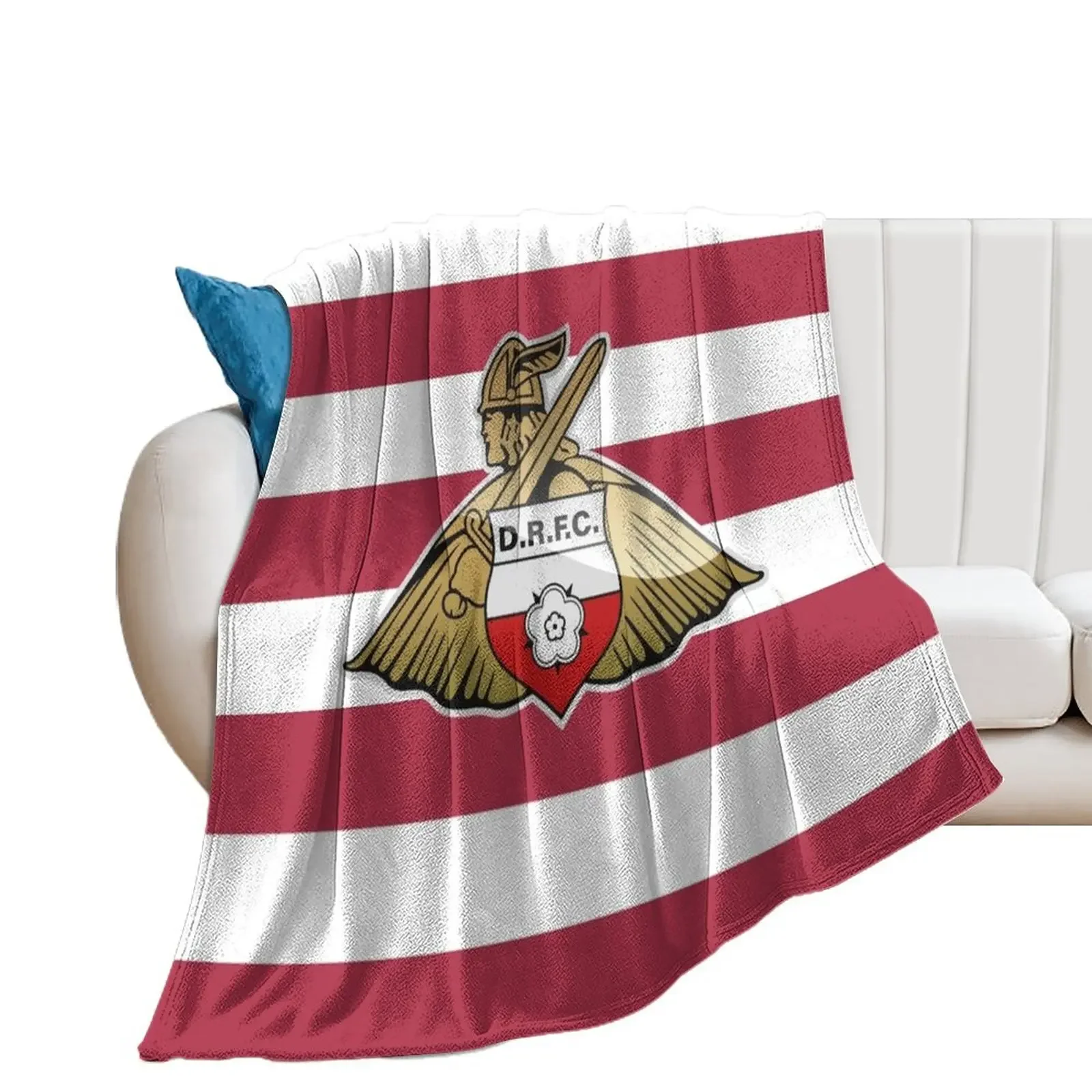 

Doncaster Rovers FC Home Throw Blanket Bed Fashionable For Baby Fashion Sofas Blankets