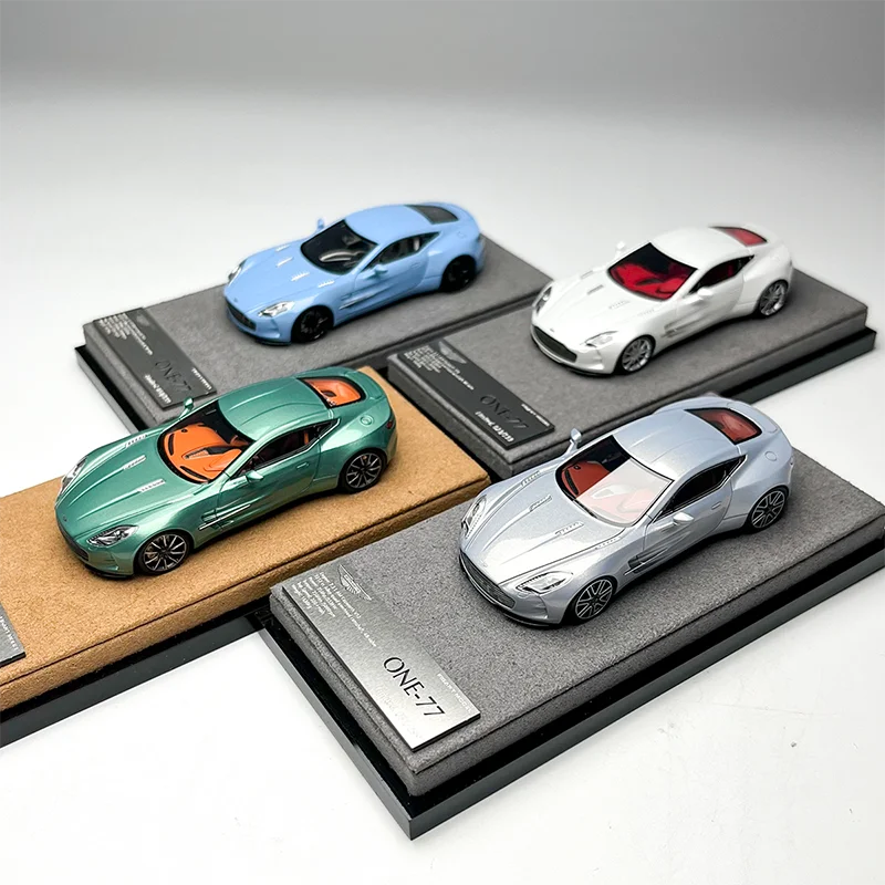 

Модель автомобиля Figart 1:64 ONE-77 из смолы, статическая коллекционная модель, украшение, праздничный подарок, игрушка, сувенир