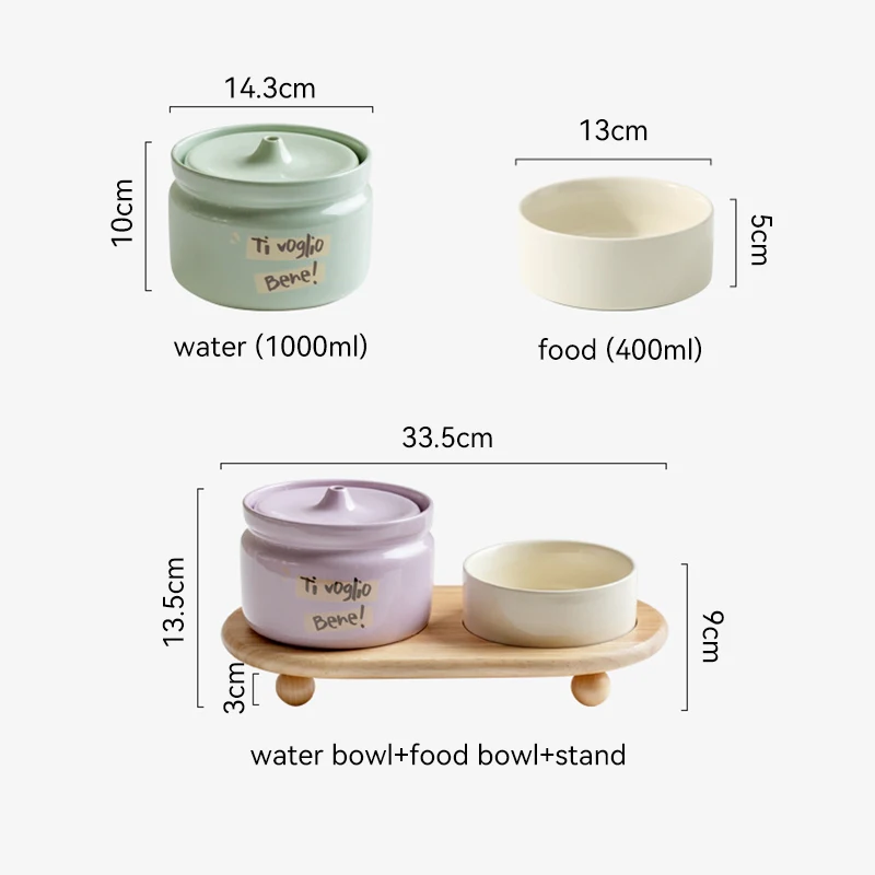 1000ml Cat Ceramic Water Fountain Small Medium Dogs Automatic Fountain Filter USB Charging Pet Drinking Water Dispenser