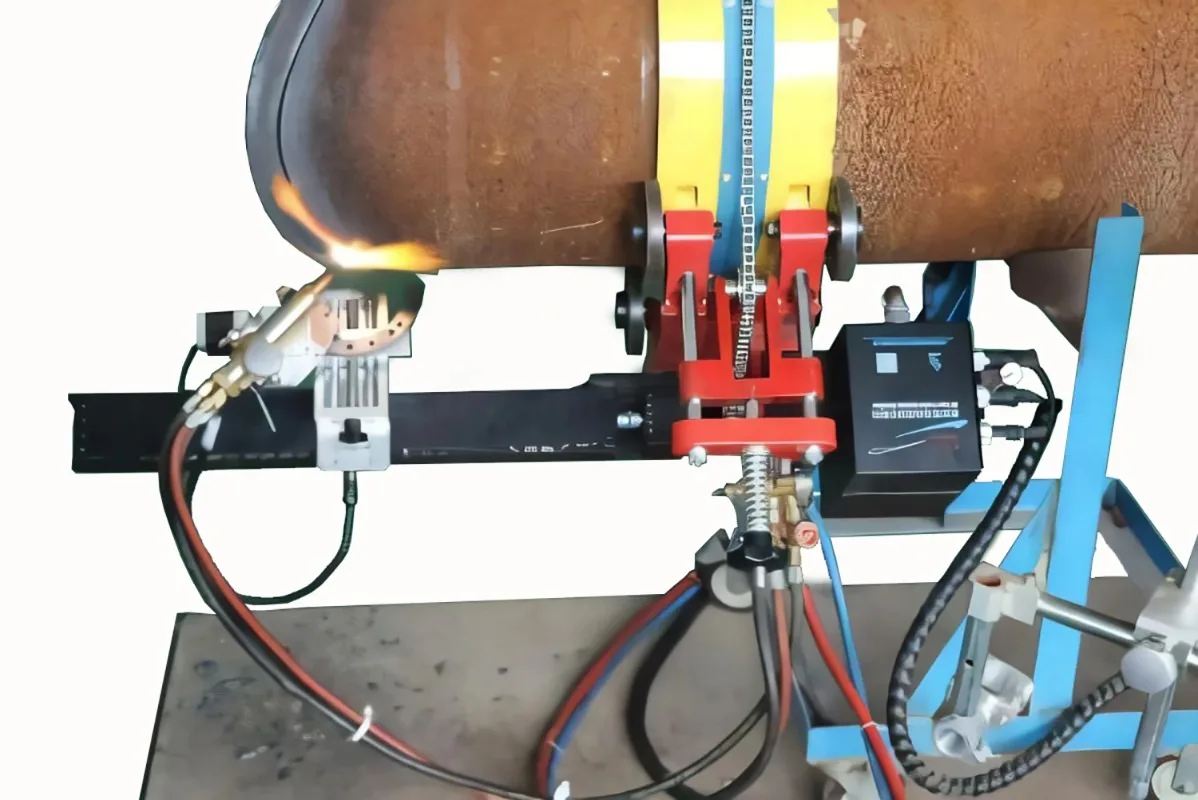 Portable CNC Pipe Cutting Machine Portable Pneumatic Powered Pipe Cutting Machine High Efficiency Pipe Cutting Machine
