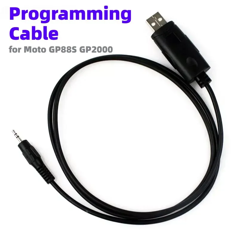 

Кабель для программирования USB с 1-контактным разъемом 2,5 мм для радиостанций MOTOROLA GP88S GP3188 GP3688 GP2000 CP200 CP040 CP150 CP160 EP450 CT250 CT450