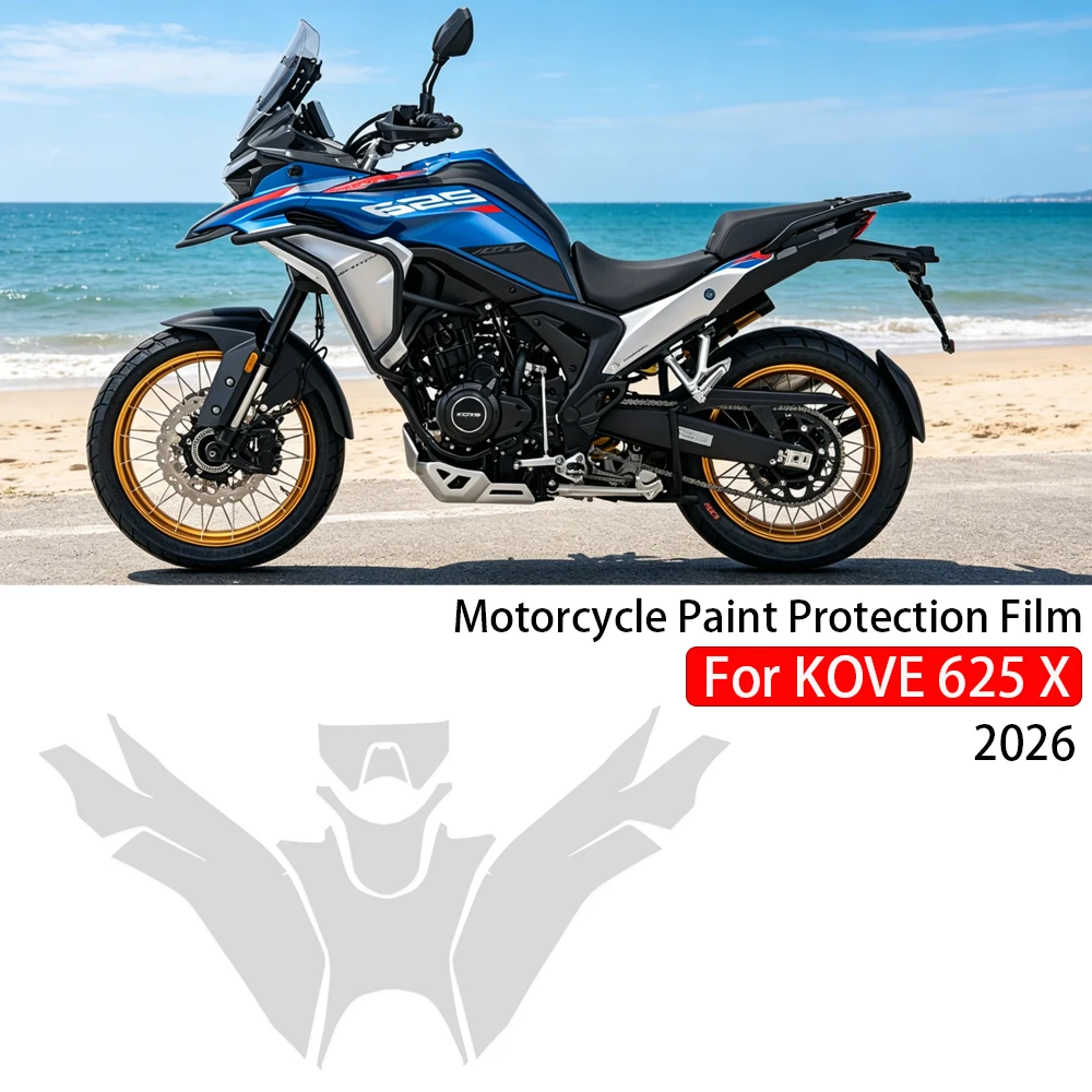 2026 625X PPF Motorcycle 625 x 625x For KOVE 625 X TPU Paint Protection Fairing Protection Clear Anti-scratch Film Accessories