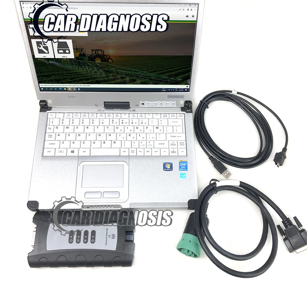 

CFC2 Laptop For EDL V3 Diagnostic Tool Electronic Data Link V3 5.3 AG CF Advisor Service Agriculture Construction Equipment