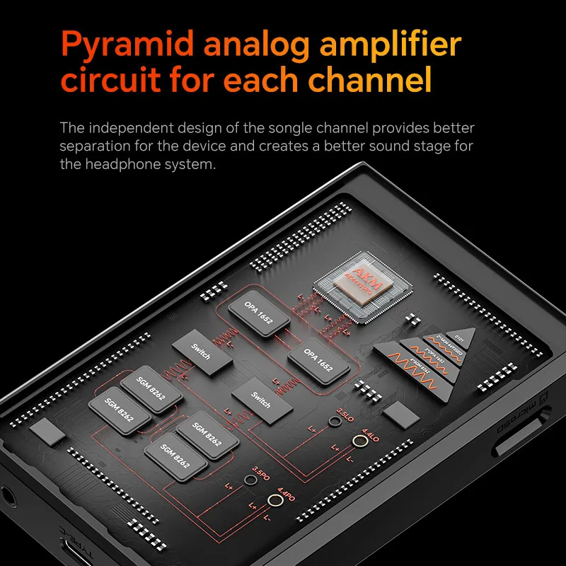 TempoTec Variations V3 Blaze Lettore audio digitale per musica HIFI MP3