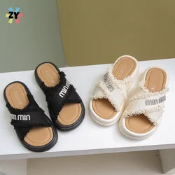 Women's Slippers Women Summer Luxury Slides Sliders Shoes Platform  Designer Flat Rome Fashion Women's slippers