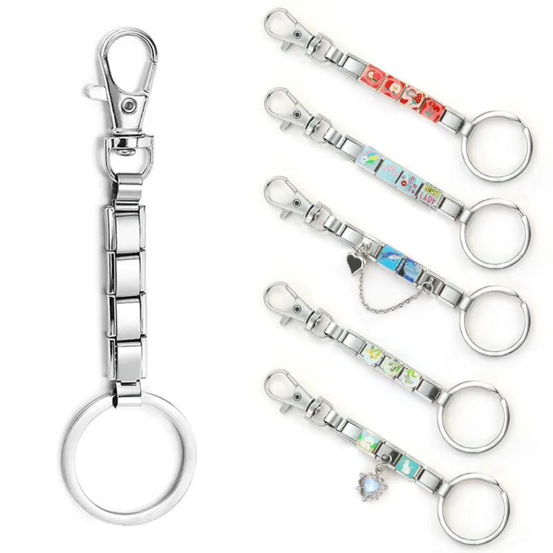 Cute Pendant Module Bracelet Keychain Bag Key Pendant Personalized Keychain Italian Charm DIY Making Jewelry Gifts