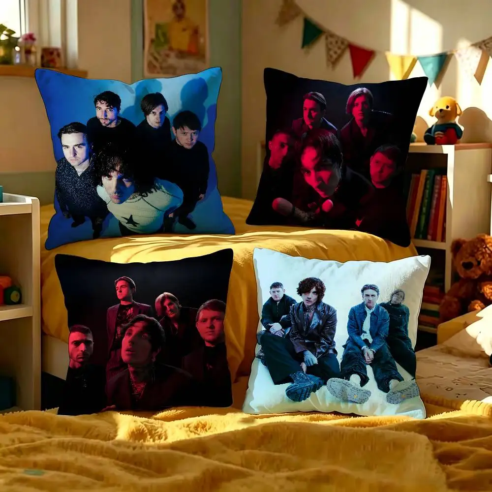 Powerful Rock Band B-Bring Me the Horizon Pillow Gift Home Office Decoration Bedroom Sofa Car Cushion Cover case 45x45