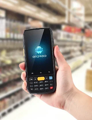 محطة محمولة متينة تعمل بنظام أندرويد PDA idata 70 مع لوحة مفاتيح anorid 6.0 OS #2