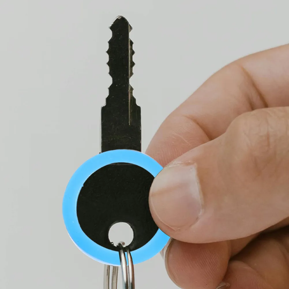 9Pcs Silicone Key Covers Flexible Colorful Key Caps Identifiers Protector Rings for Car Keys Keys Cap