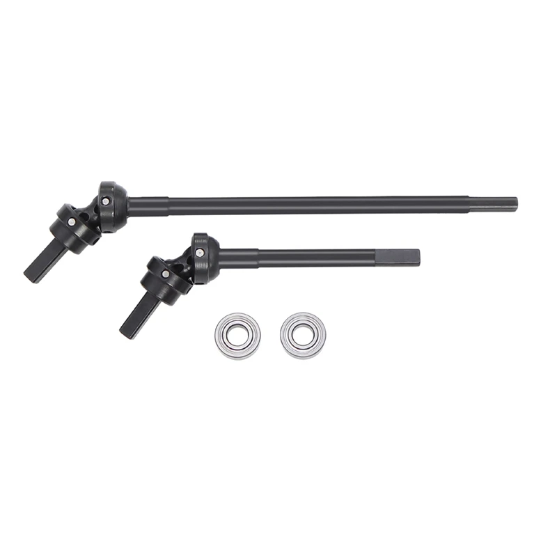 Driveshift de velocidade constante quente 3 juntas cvd para 1/10 rc crawler scx10 iii ar45 offset portal eixo atualização parte