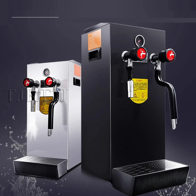 Commercial Steam Engine Milk Tea Shop Stainless Steel Automatic Fixed Temperature Step Heating Steam Foam Teapresso Machine