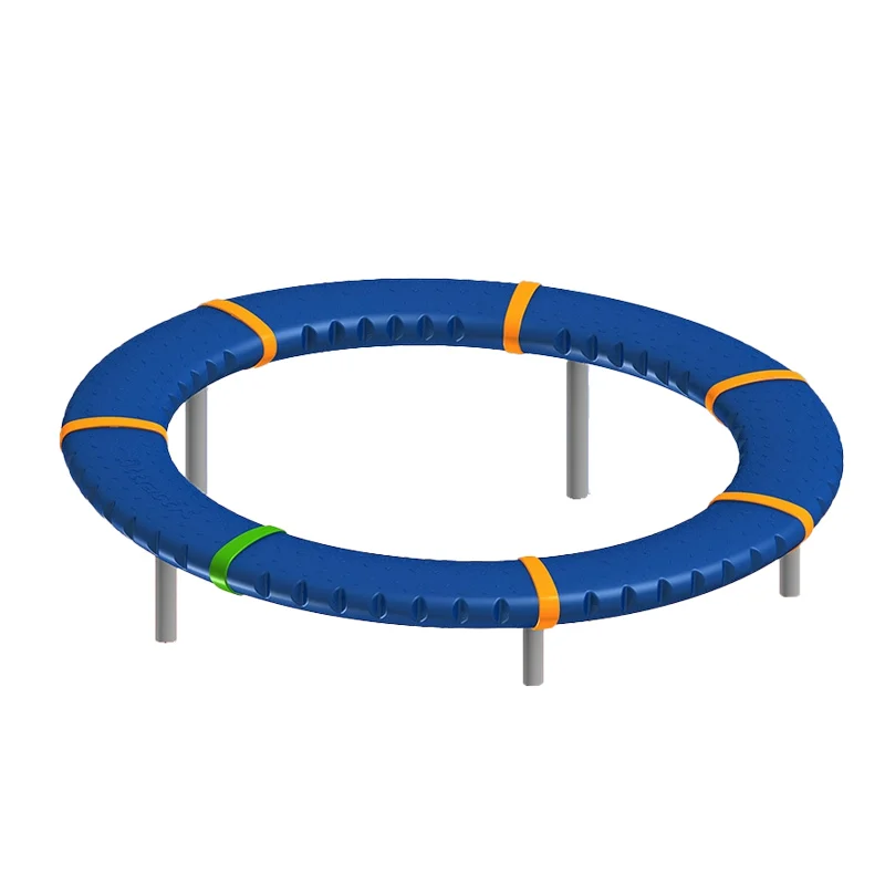 معدات اللعب الخارجية، دائري شعبي مع مقعد دوار، مناسب لأطفال رياض الأطفال والملاهي