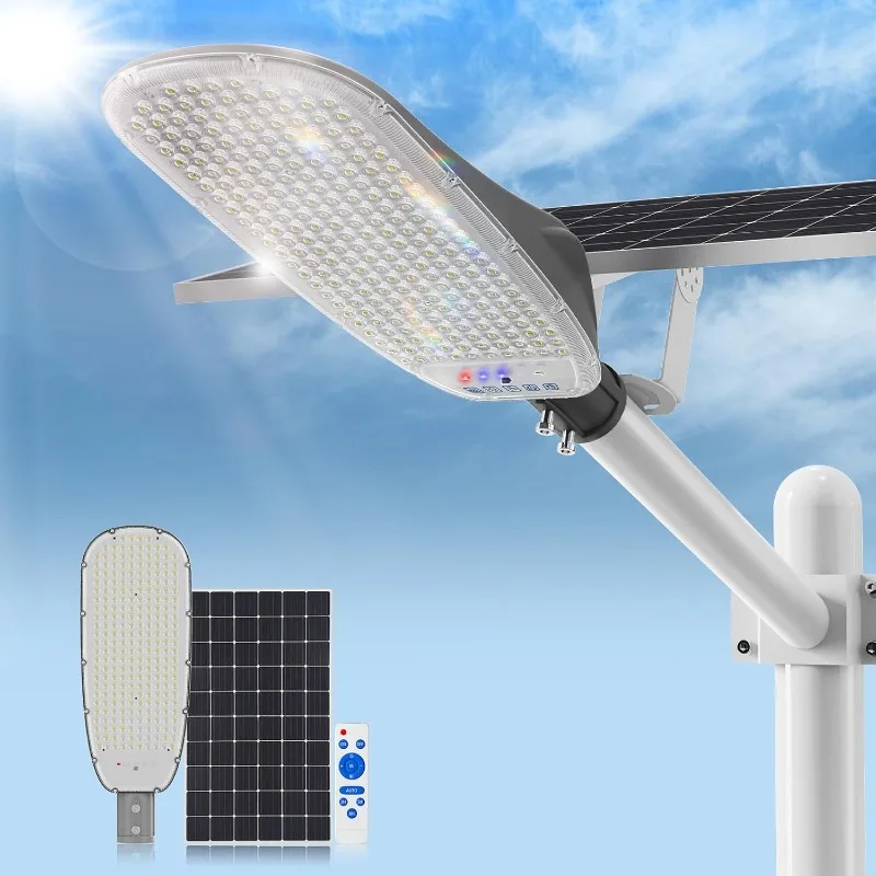 home.Solar Street Lights Outdoor,400000LM Ultra-bright Solar Parking Solar Powered Waterproof for Yard/garages/gardens