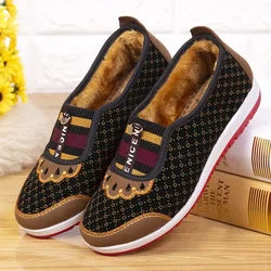 Fashion Women's Flat Shoes Summer Women Soft Sole Non-slip Shoes High Quality Mom Canvas Sneakers Ladies Shoes Plus Velvet Traf