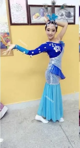 Annual surplus of ethnic minority costumes, Dai dance costumes, performance costumes, stage performance costumes