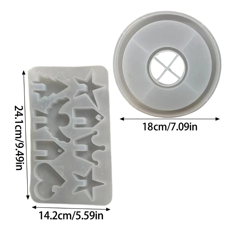 Essential Irregular Decoration Mold for Handmade Crystal Dropping Crafts Essential Irregular Decoration Mold