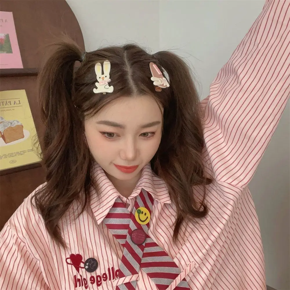مضحك Kawaii الكرتون مشبك شعر صغير الحيوان الكورية نمط الدب BB كليب لون الحلوى دبوس الشعر لطيف المشابك مجموعة أداة تصفيف الشعر