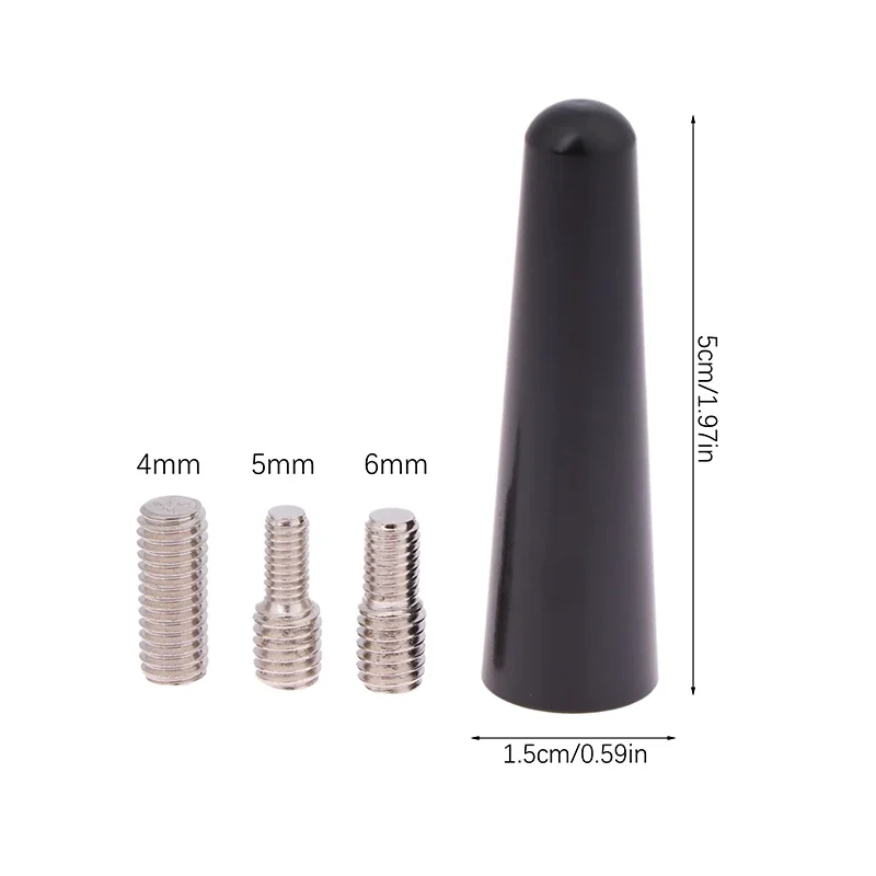 3/5/6,5/9 CM Universal mit M4/M5/M6 Gewindeschraube Auto-Antenne Mini Kurze Fahrzeugzubehör Starke Radio-Dachhalterung FM AM DAB