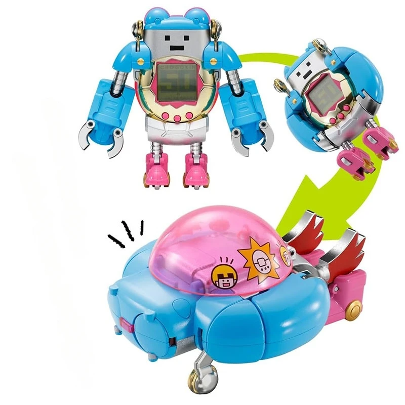 

Новинка 2025 года, официальная подлинная в наличии Tamagotchi Ufo, суперсплавный робот, готовая портативная модель, коллекция игрушек, подарок на день рождения