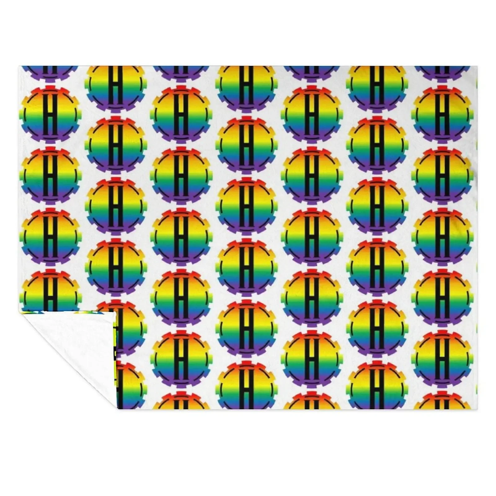 

Hoctor Industries Pride Logo Throw Blanket halloween Luxury St Summer Sofa Throw Blankets