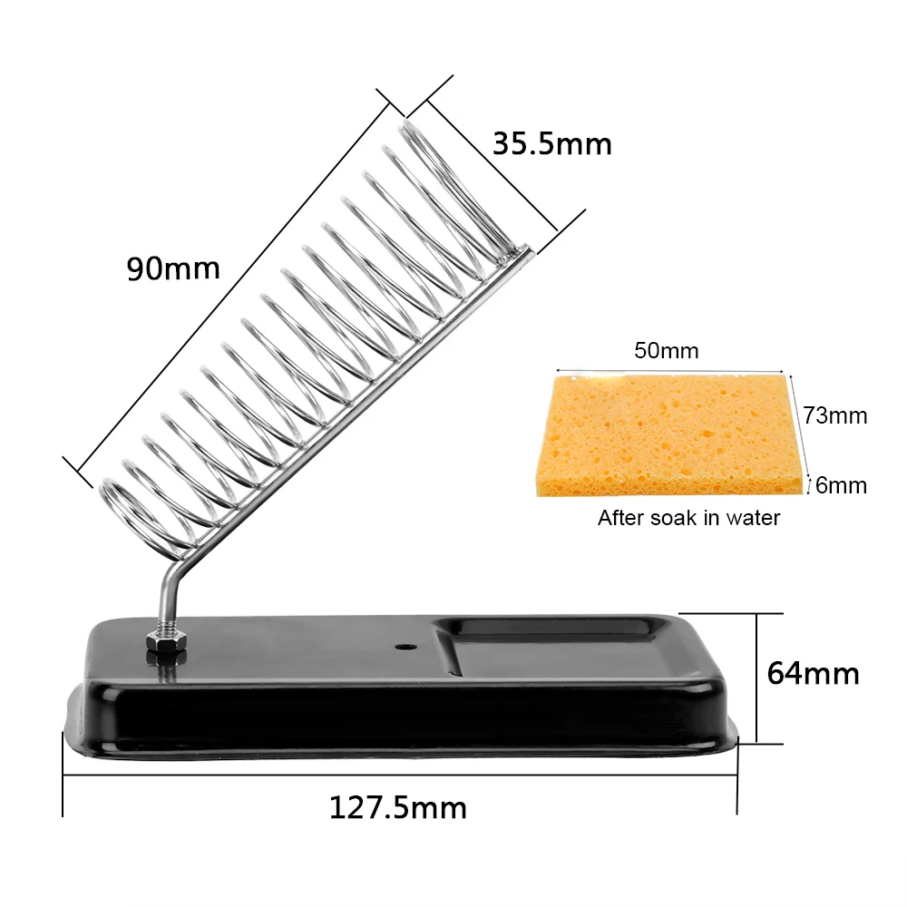 High Temperature Resistance Screw Fixing Metal Support Station Electric Soldering Iron Stand Holder Soldering Iron Frame Generic