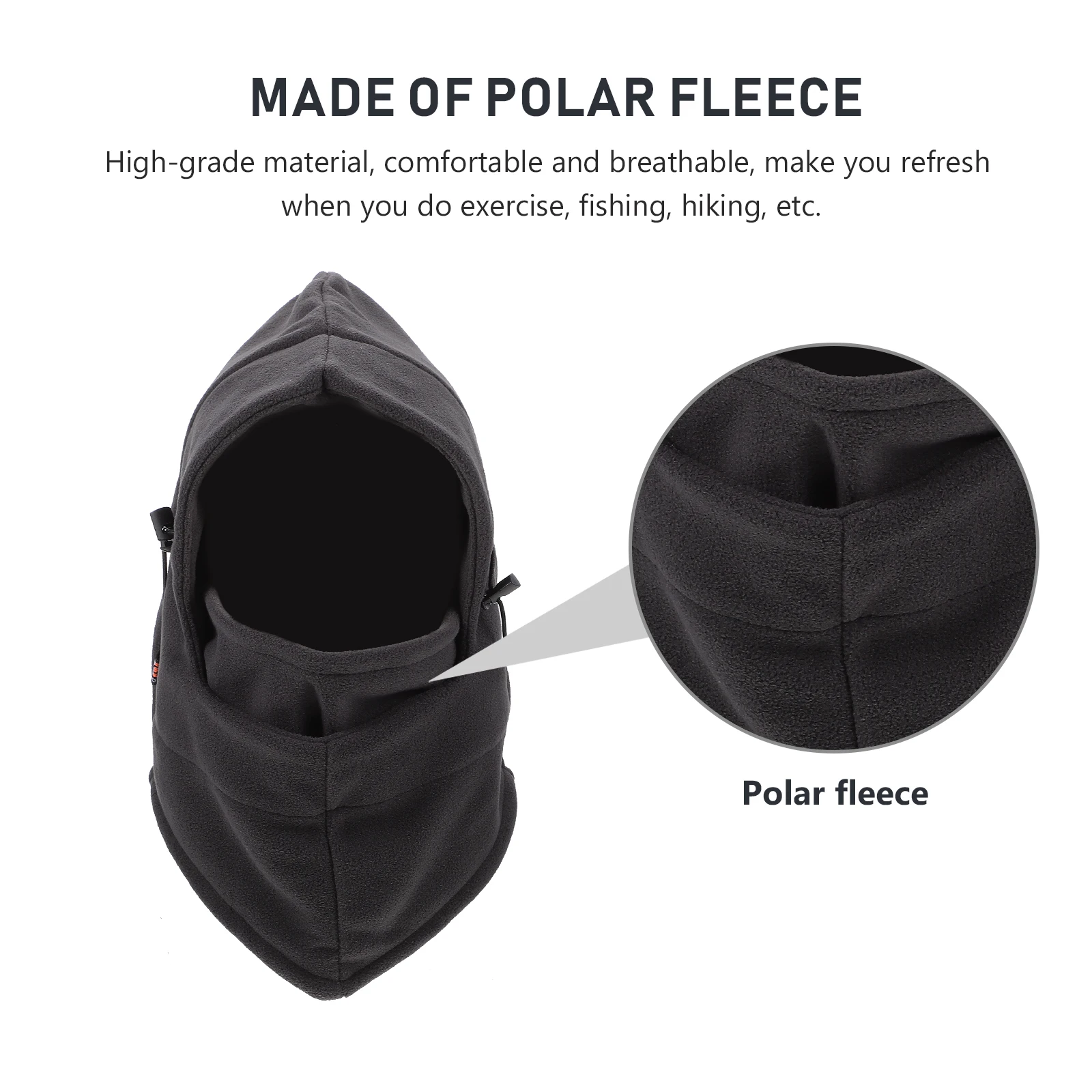 

Windproof Cycling Mask Face Cold Weather Polar Fleece Snowboarding Covering for