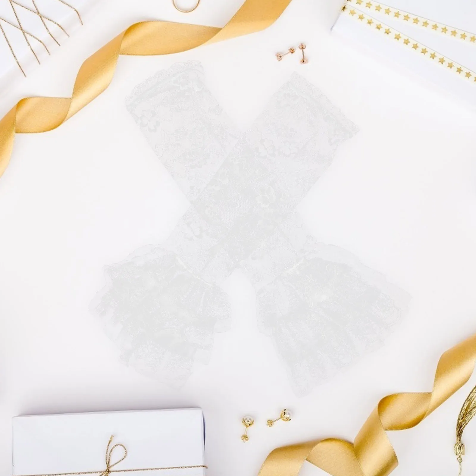 

1 пара белых кружевных гетр: чехлы для ног Лолиты с кружевной отделкой для девочек и женщин, костюм в японском стиле, школьная одежда Kawaii