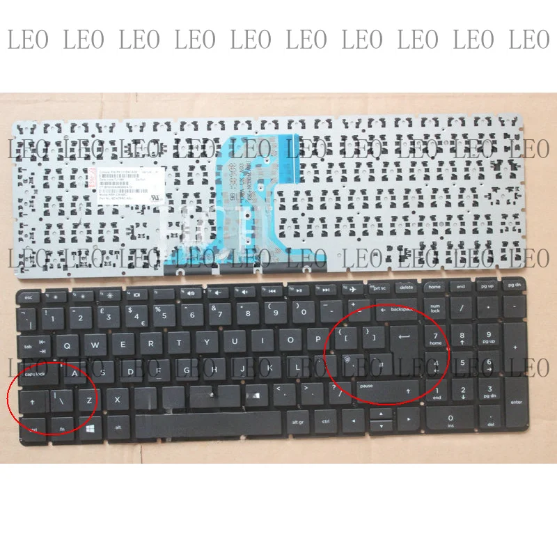 MY Genuine New For HP 15-ay 15-ay000 15-ay100 15-ay500 series UK keyboard