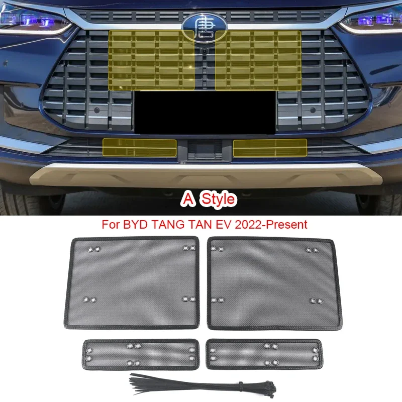 For BYD ATTO 3 YUAN PRO PLUS SEALION 7 EV SONG L PLUS DMi SEAL U PRO TANG TAN Car Insect-proof Air Inlet Cover Airin Insert Net