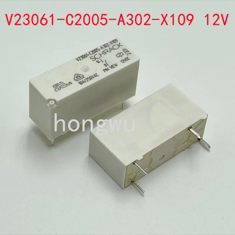 100% Original New 1PCS  V23061-C2005-A302-X109  DC12V  relay  10A  4pins