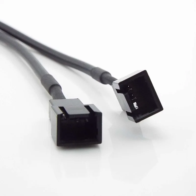 1Pc 5V 30cm 3/4 Pin Computer PC Fan Power Cable Connector Adapter Connect 3pin Or 4pin Fan To USB Adapter Cables W28
