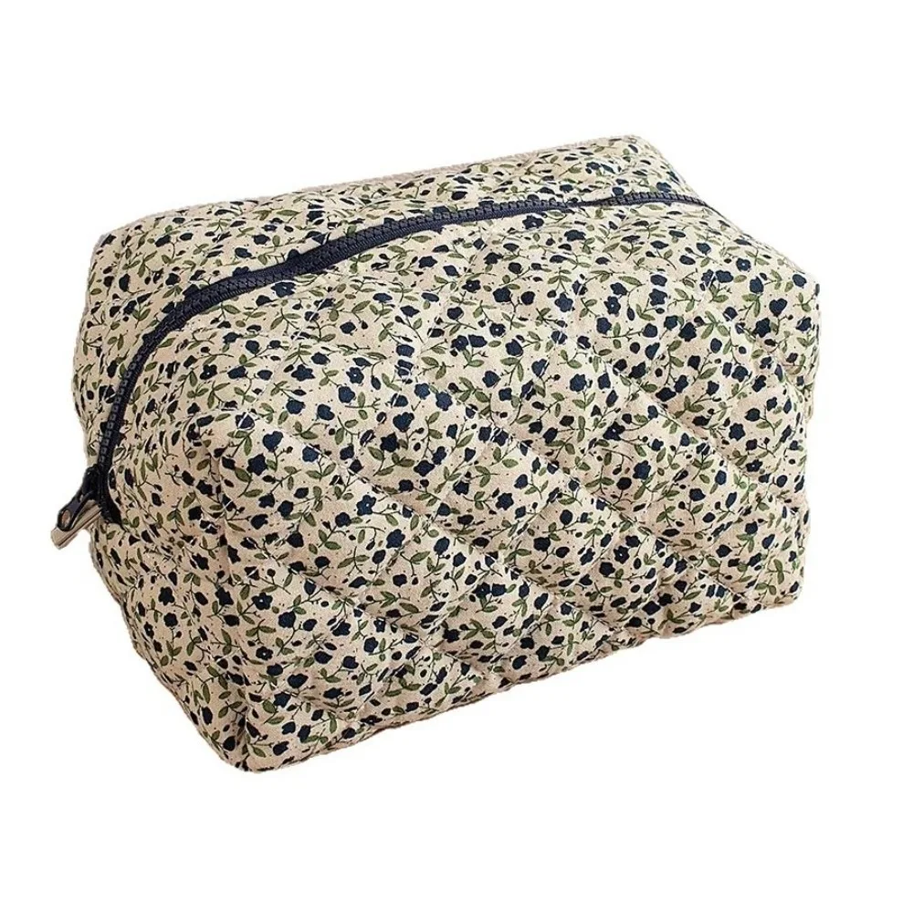 High Quality Portable Makeup Bag Large Capacity Multi-Functional Toiletry Handbag Flower Printed Storage Bag Travel