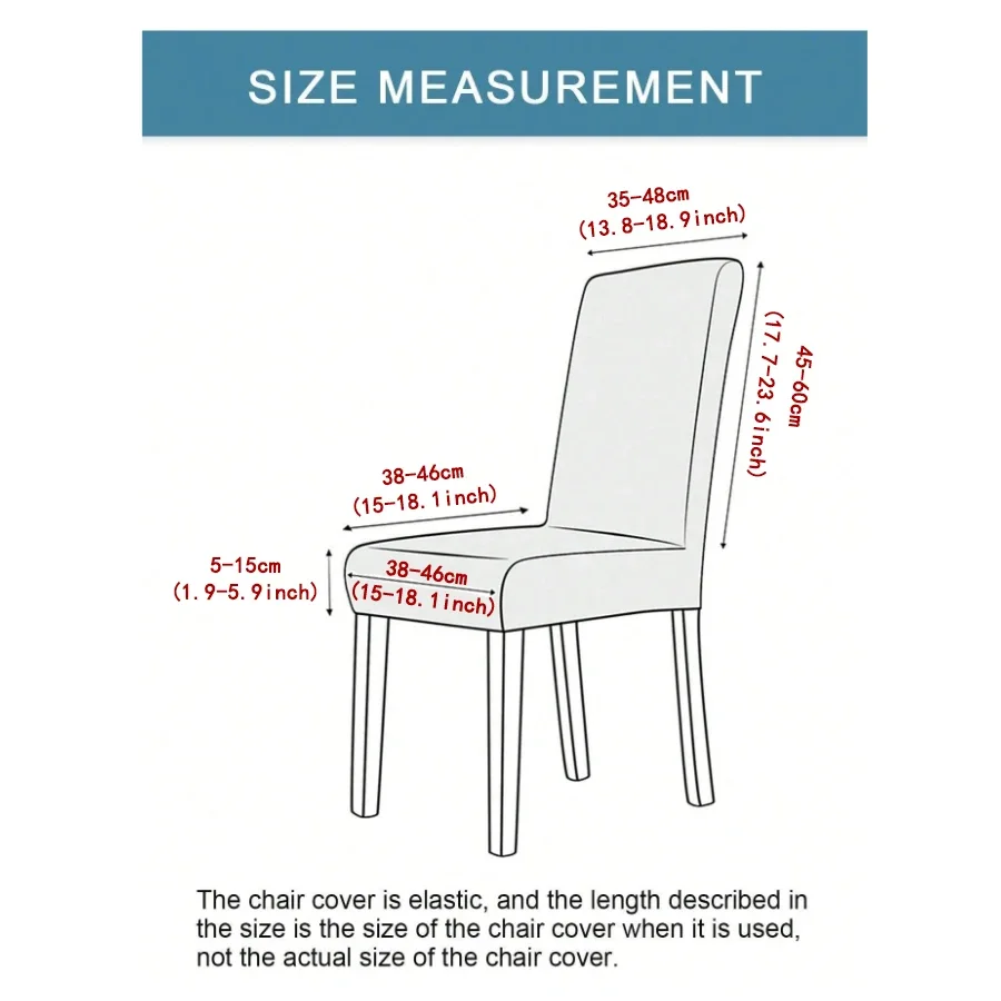 yes1 pc Premium Stretch Jacquard Polar Fleece Chair Covers fabric fits most chairs Special coating repels spills and dirt